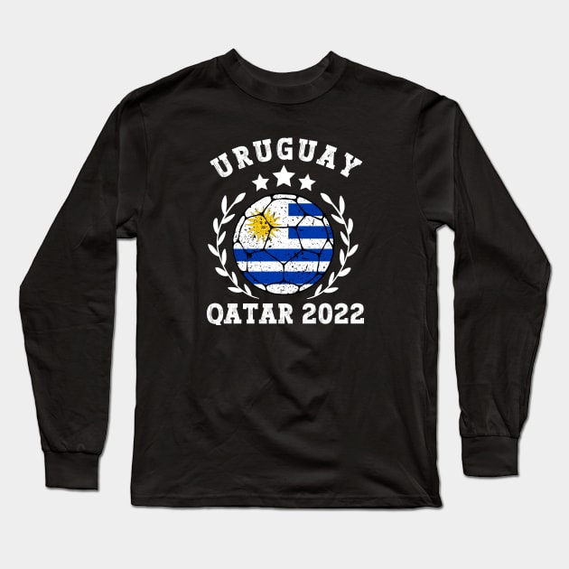 Uruguay Futbol Long Sleeve T-Shirt by footballomatic